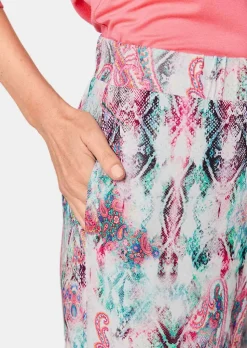 Jersey-Culotte VERA mit farbenfrohem Druck