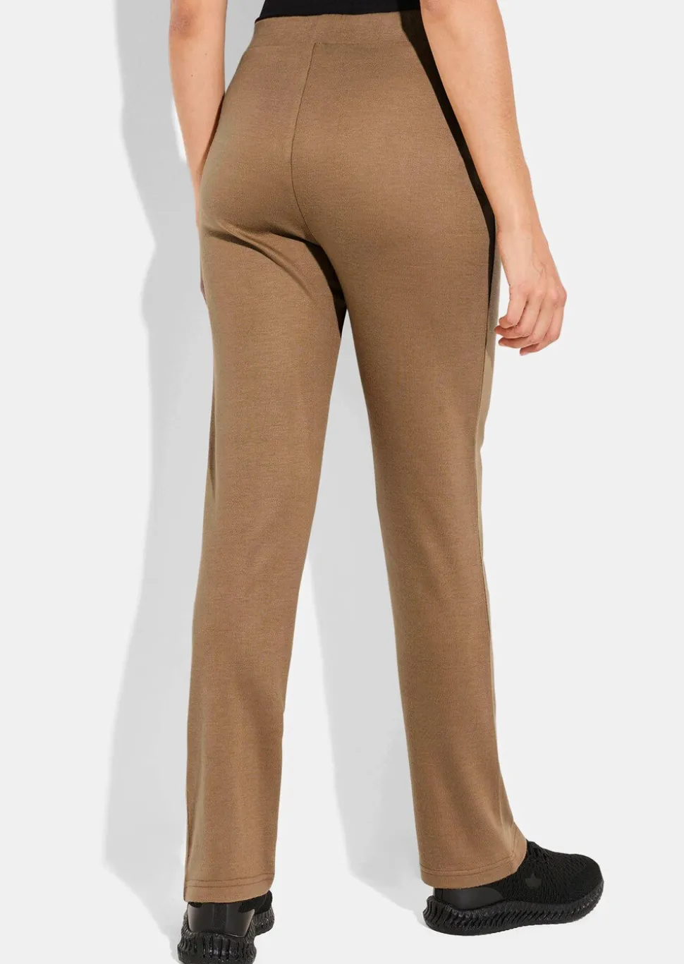 Jersey-Hose in Strickoptik