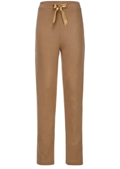 Jersey-Hose in Strickoptik