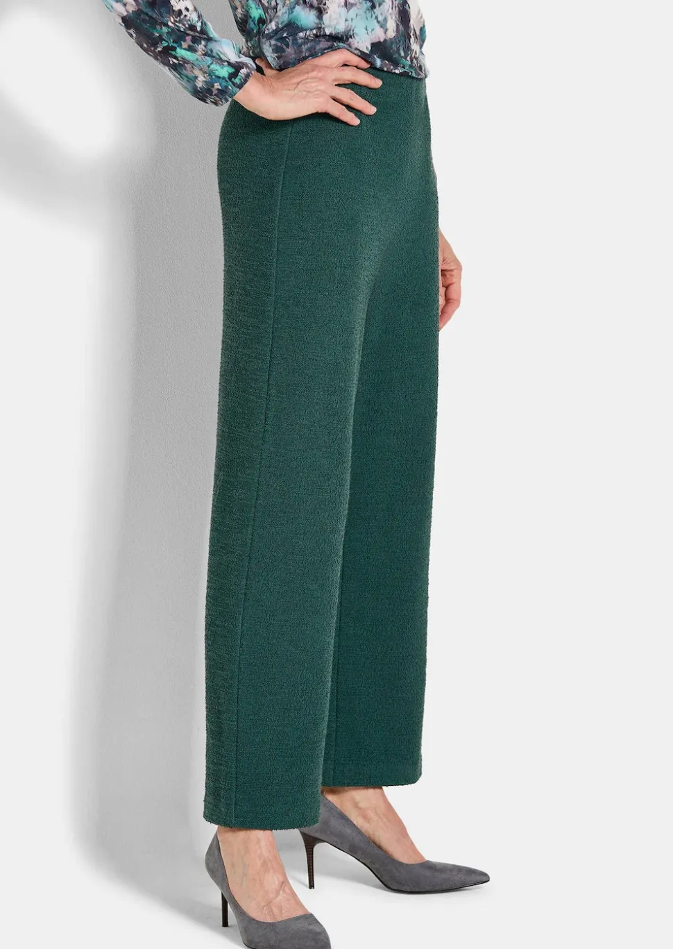 Jersey-Hose VERA in Bouclé-Optik