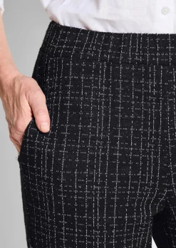Jerseyhose VERA in Tweed-Optik