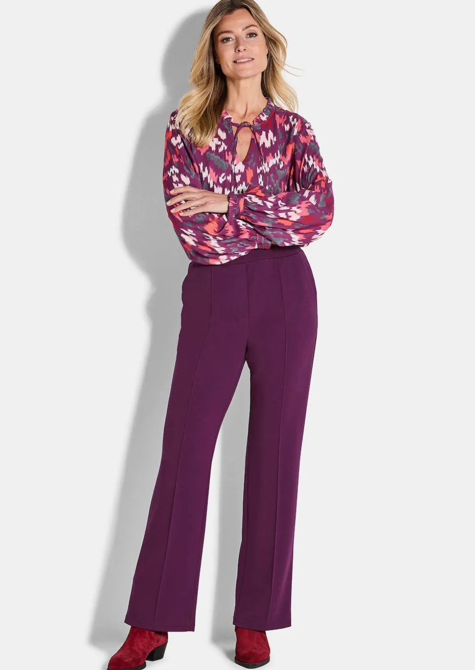 Jerseyhose VERA mit Biesen
