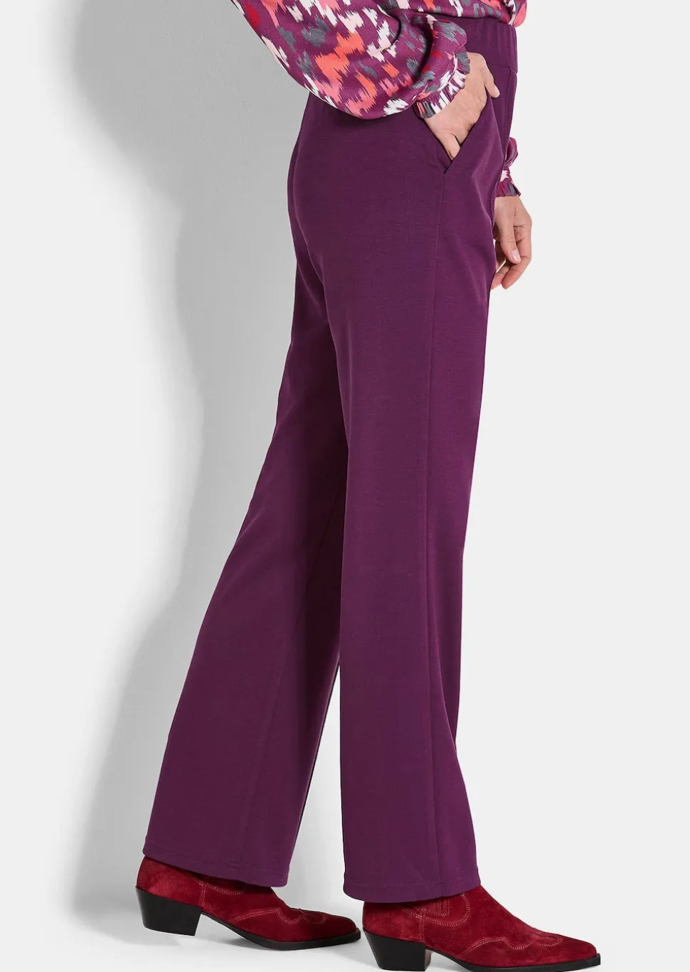 Jerseyhose VERA mit Biesen