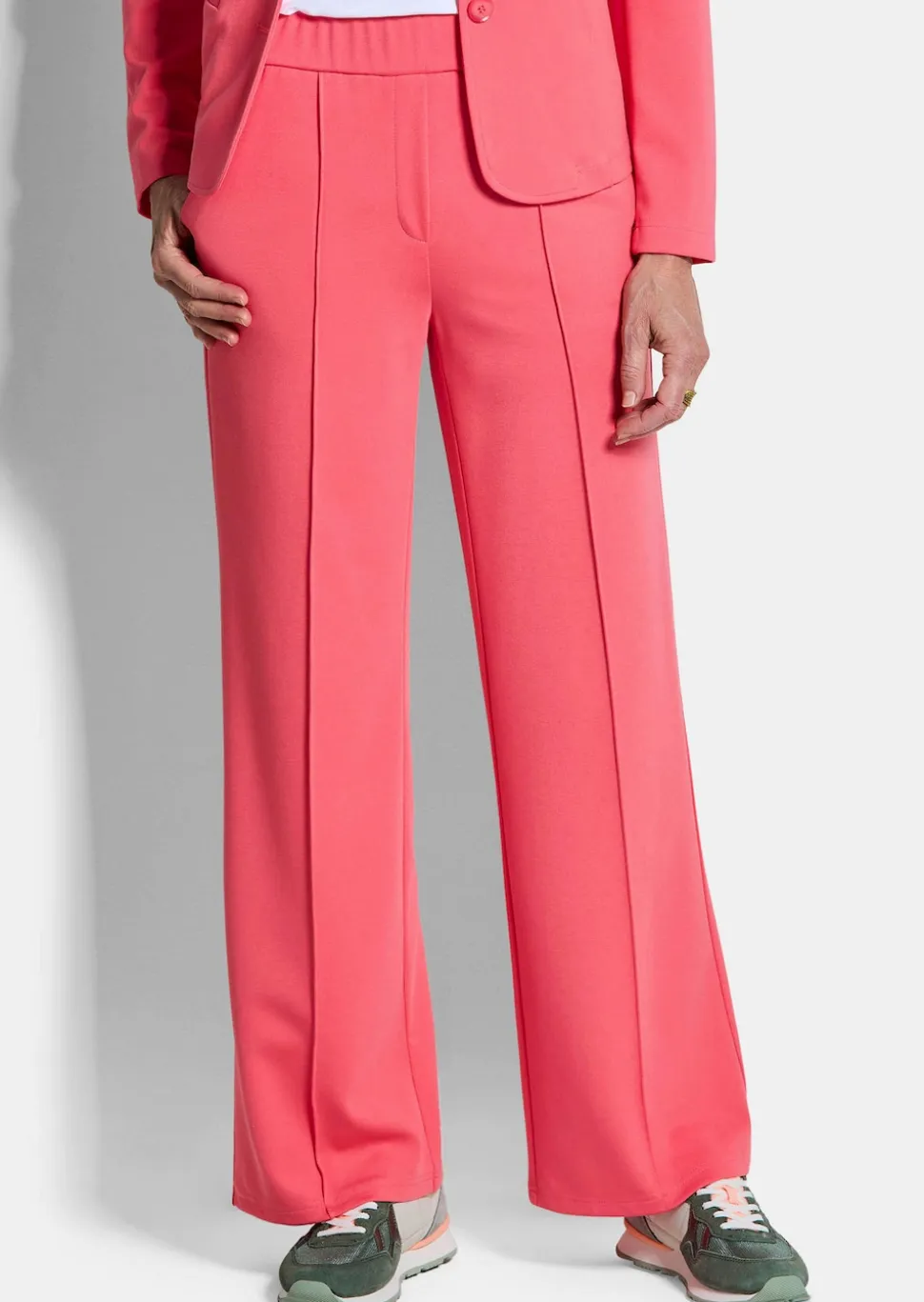 Jersey-Hose VERA mit Biesen