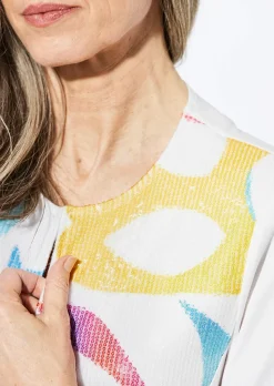 Jerseyjacke mit Pailletten