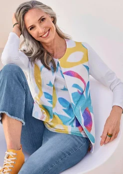 Jerseyjacke mit Pailletten