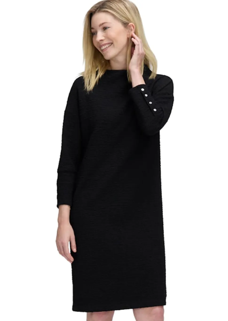 Jerseykleid mit 3D-Struktur