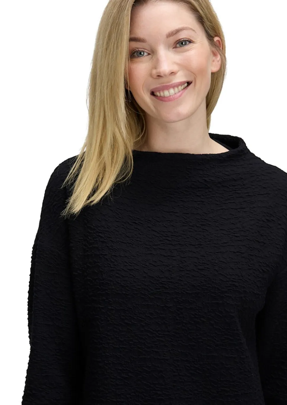 Jerseykleid mit 3D-Struktur