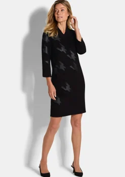 Jerseykleid mit edlem Frontprint