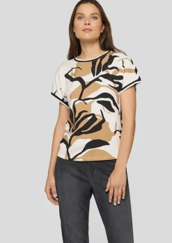 Jersey-Shirt aus Baumwolle und Modal