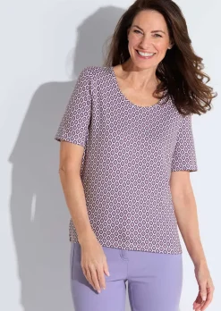 Jersey-Shirt im Minimalprint