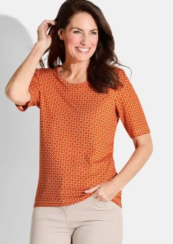 Jersey-Shirt im Minimalprint