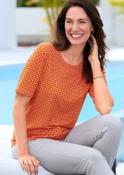 Jersey-Shirt im Minimalprint