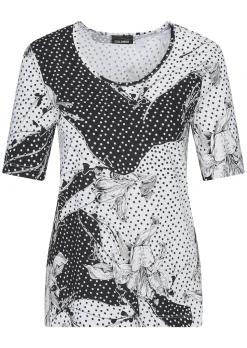 Jersey-Shirt im Mustermix