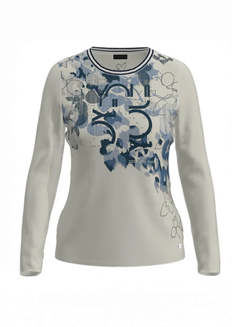 Jersey-Shirt mit Frontprint