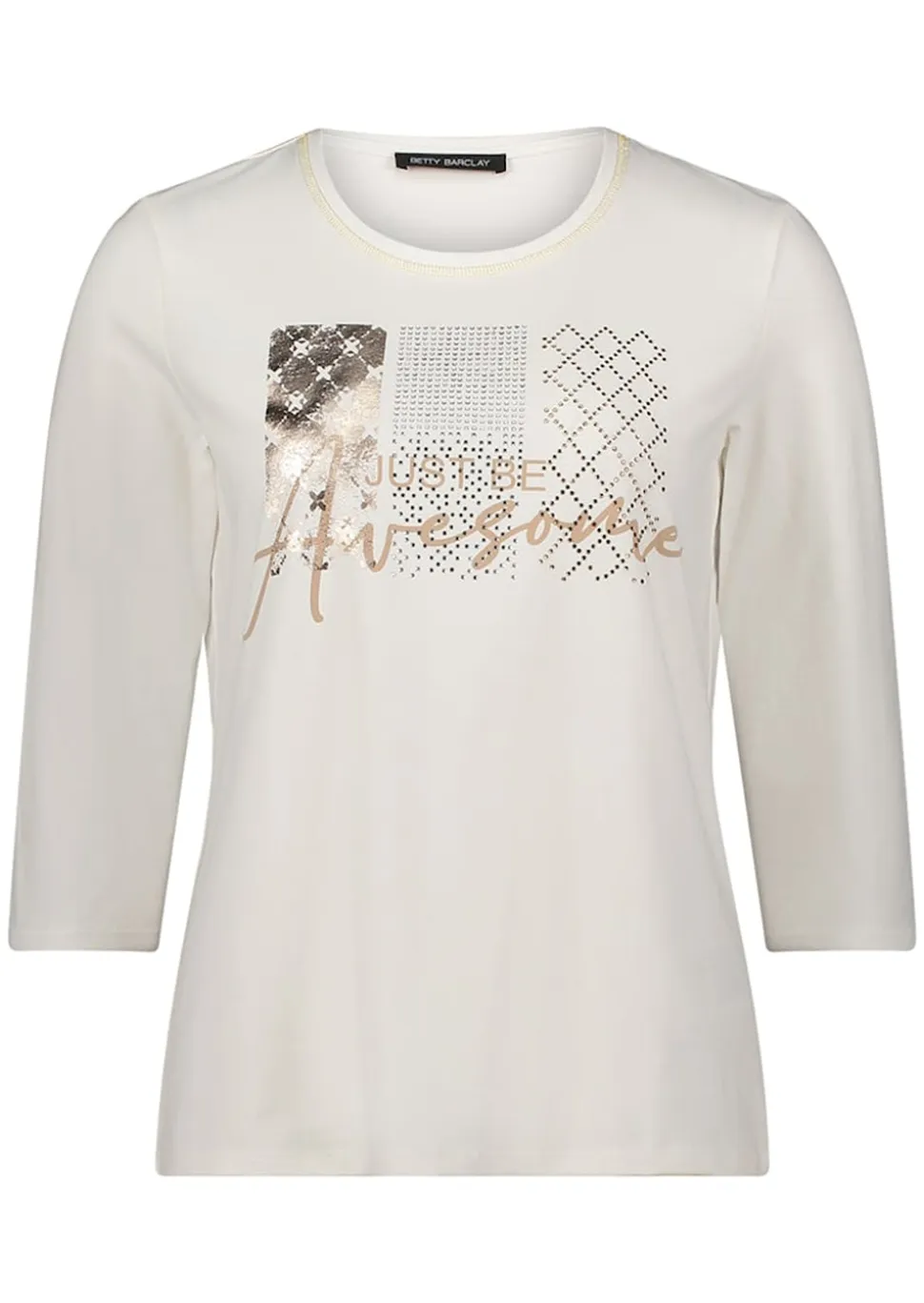Jersey-Shirt mit glitzerndem Frontmotiv