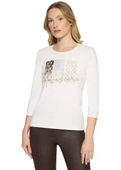 Jersey-Shirt mit glitzerndem Frontmotiv