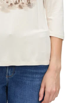 Jersey-Shirt mit Glitzersteinen