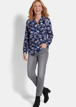 Jersey-Shirt mit Knotendetail