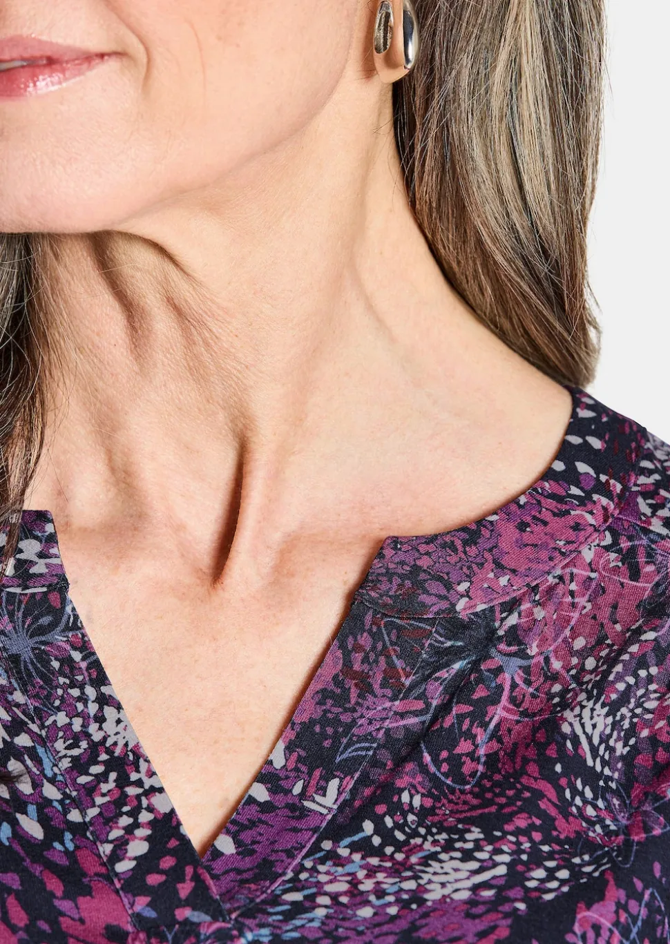 Jersey-Shirt mit Konfetti-Muster