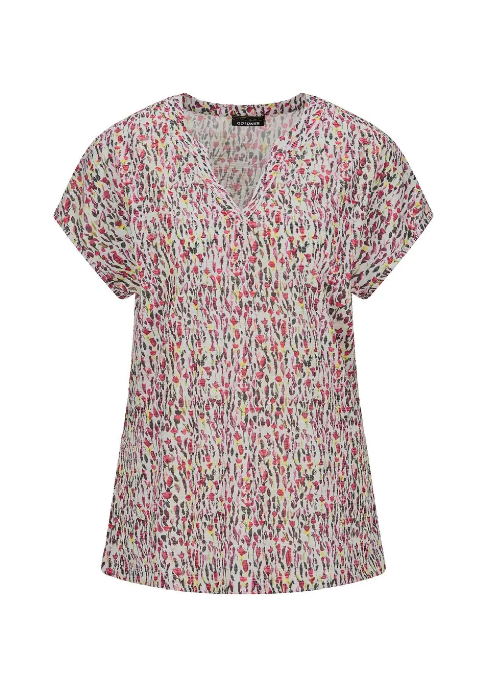 Jersey-Shirt mit Millefleurs-Print