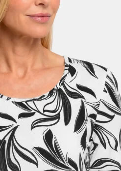 Jerseyshirt mit modischem Floraldruck