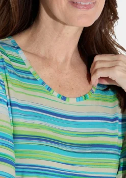 Jersey-Shirt mit Streifen