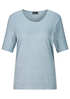 Jersey-Shirt mit Streifenmuster