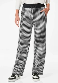 Joggpants VERA mit Hahnentritt-Muster