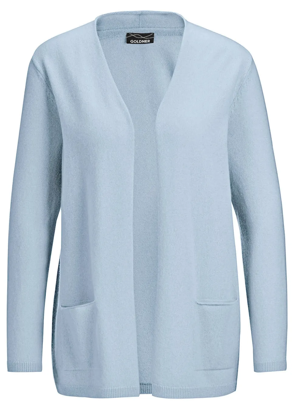 Kaschmir-Longstrickjacke