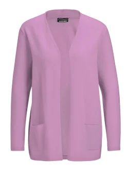 Kaschmir-Longstrickjacke