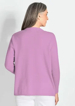 Kaschmir-Longstrickjacke