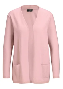 Kaschmir-Longstrickjacke