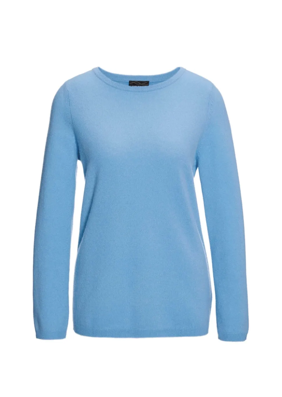 Kaschmirpullover mit U-Boot Ausschnitt