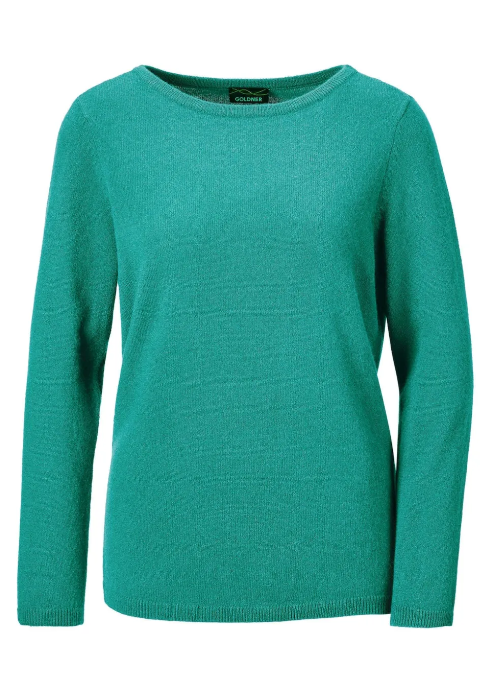 Kaschmirpullover mit U-Boot Ausschnitt