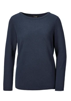 Kaschmirpullover mit U-Boot Ausschnitt