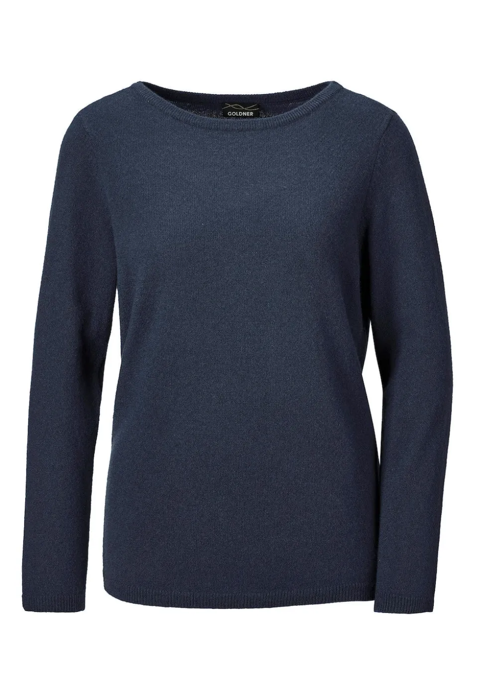 Kaschmirpullover mit U-Boot Ausschnitt