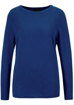 Kaschmirpullover mit U-Boot Ausschnitt