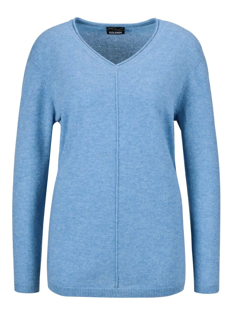 Kaschmirpullover mit V-Ausschnitt
