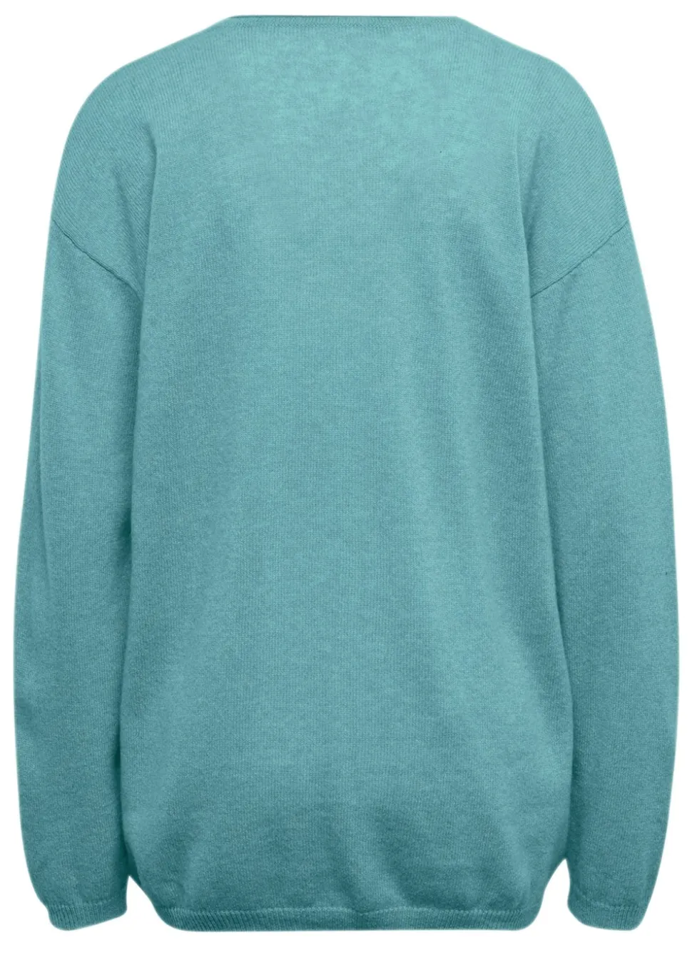 Kaschmirpullover mit V-Ausschnitt