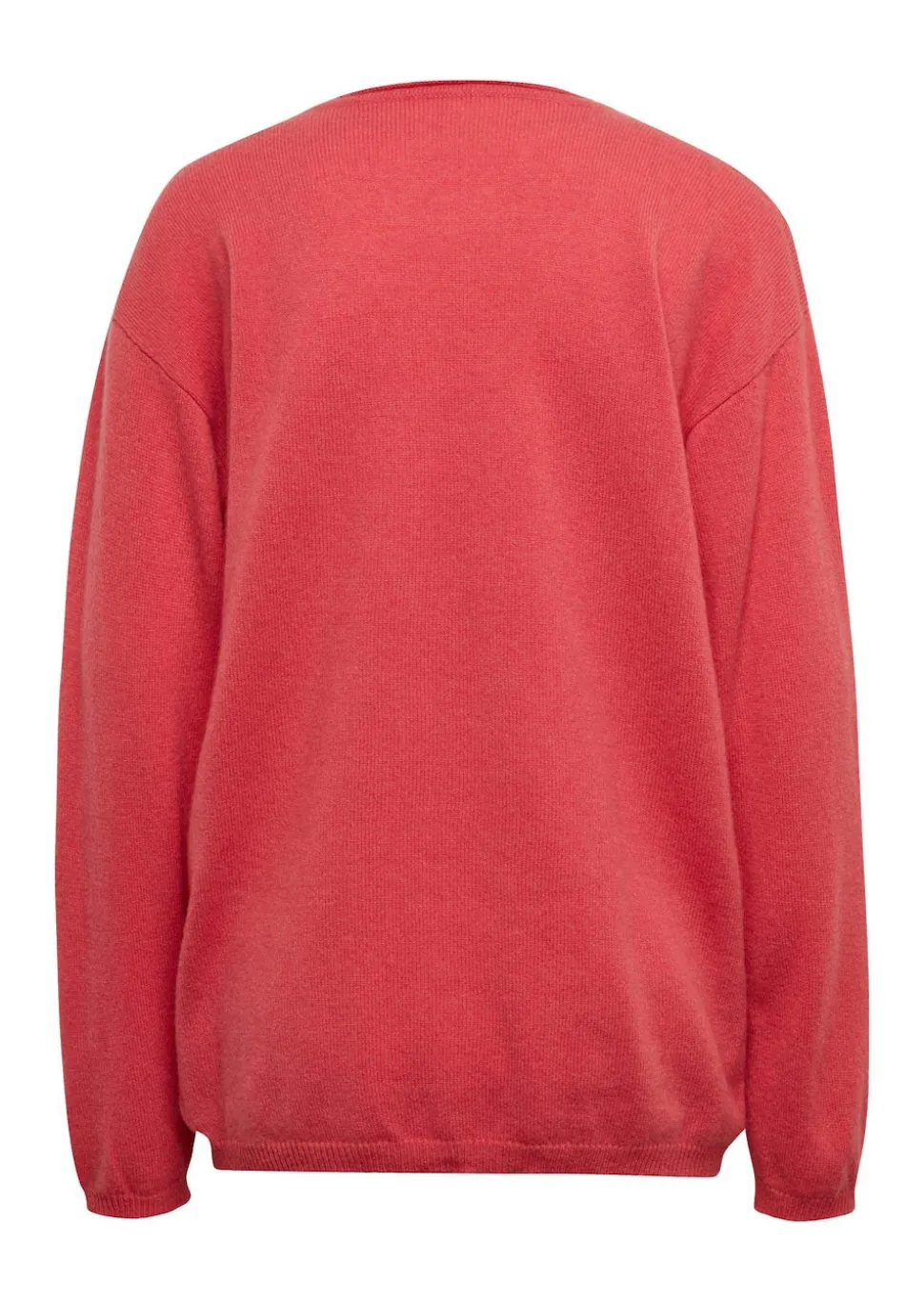 Kaschmirpullover mit V-Ausschnitt