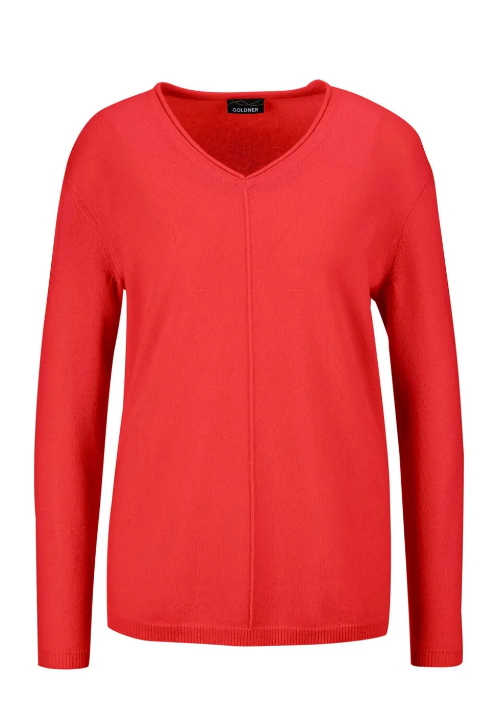 Kaschmirpullover mit V-Ausschnitt