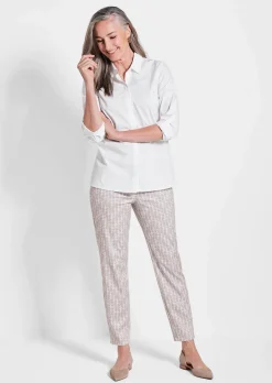 Klassische Bluse mit Krempelfunktion