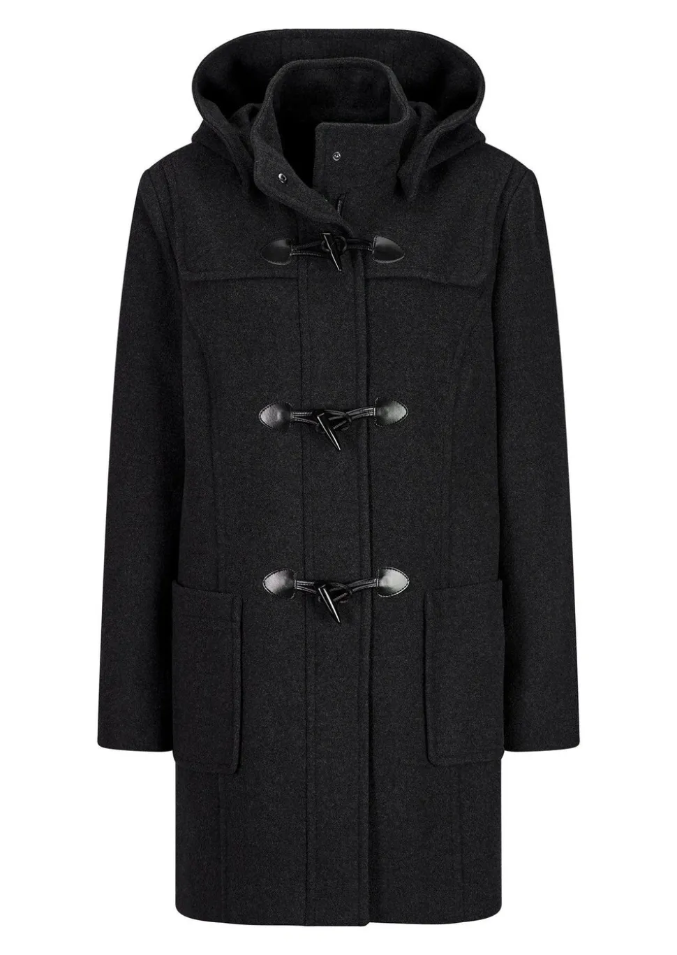 Klassischer Dufflecoat aus feinster Wolle-Mischung