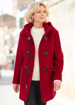 Klassischer Dufflecoat aus feinster Wolle-Mischung