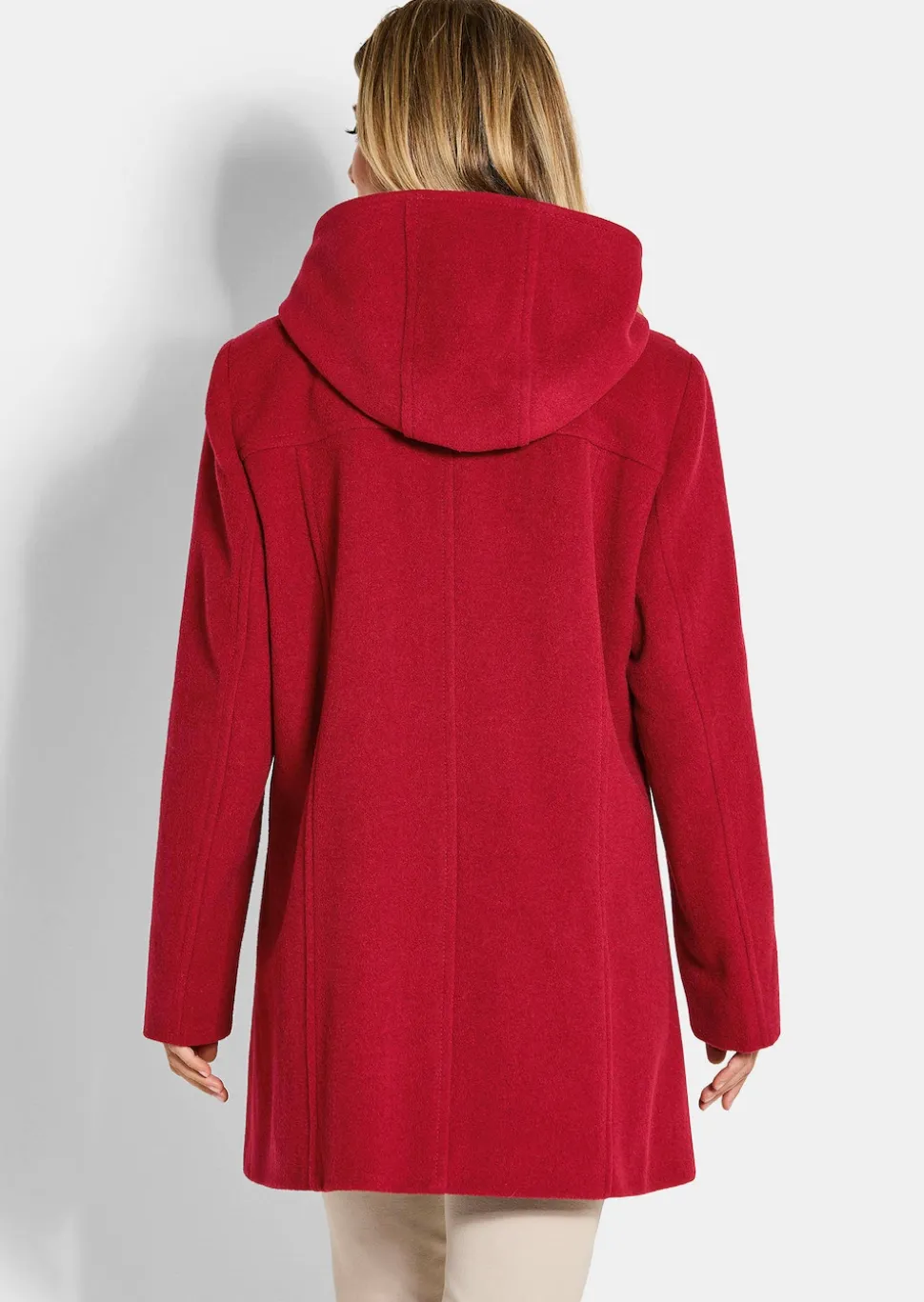 Klassischer Dufflecoat aus feinster Wolle-Mischung