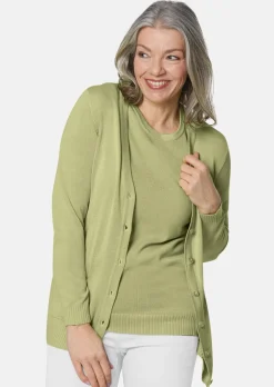Klassisches Stricktwinset
