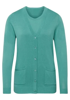 Klassisches Stricktwinset