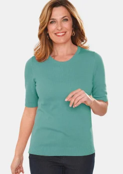 Klassisches Stricktwinset