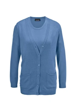 Klassisches Stricktwinset